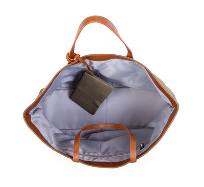 luiertas 'family bag', canvas kaki - CHILDHOME