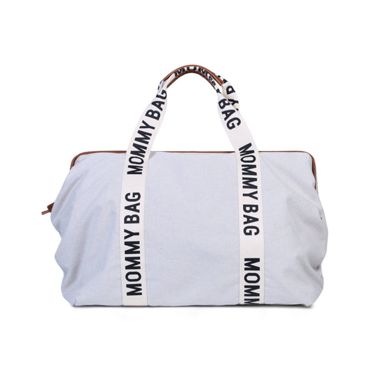 luiertas 'mommy bag' signature, canvas ecru - CHILDHOME