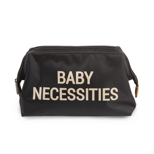 toilettas 'baby necessities', zwart goud - CHILDHOME