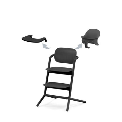 meegroeistoel LEMO 3-in-1, stunning black - CYBEX