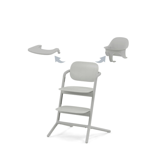 meegroeistoel LEMO 3-in-1, suede grey - CYBEX