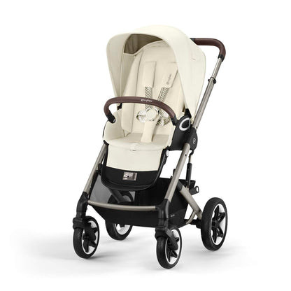 kinderwagen Talos S Lux, seashell beige (taupe frame) - CYBEX