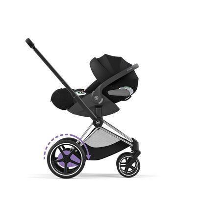 kinderwagen e-Priam frame, chrome black details - CYBEX