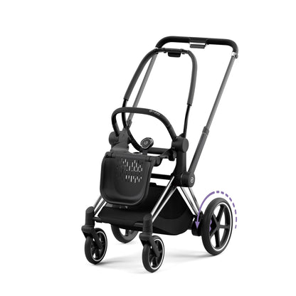 kinderwagen e-Priam frame, chrome black details - CYBEX
