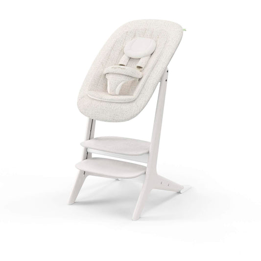 meegroeistoel LEMO platinum 4-in-1, white wood - CYBEX