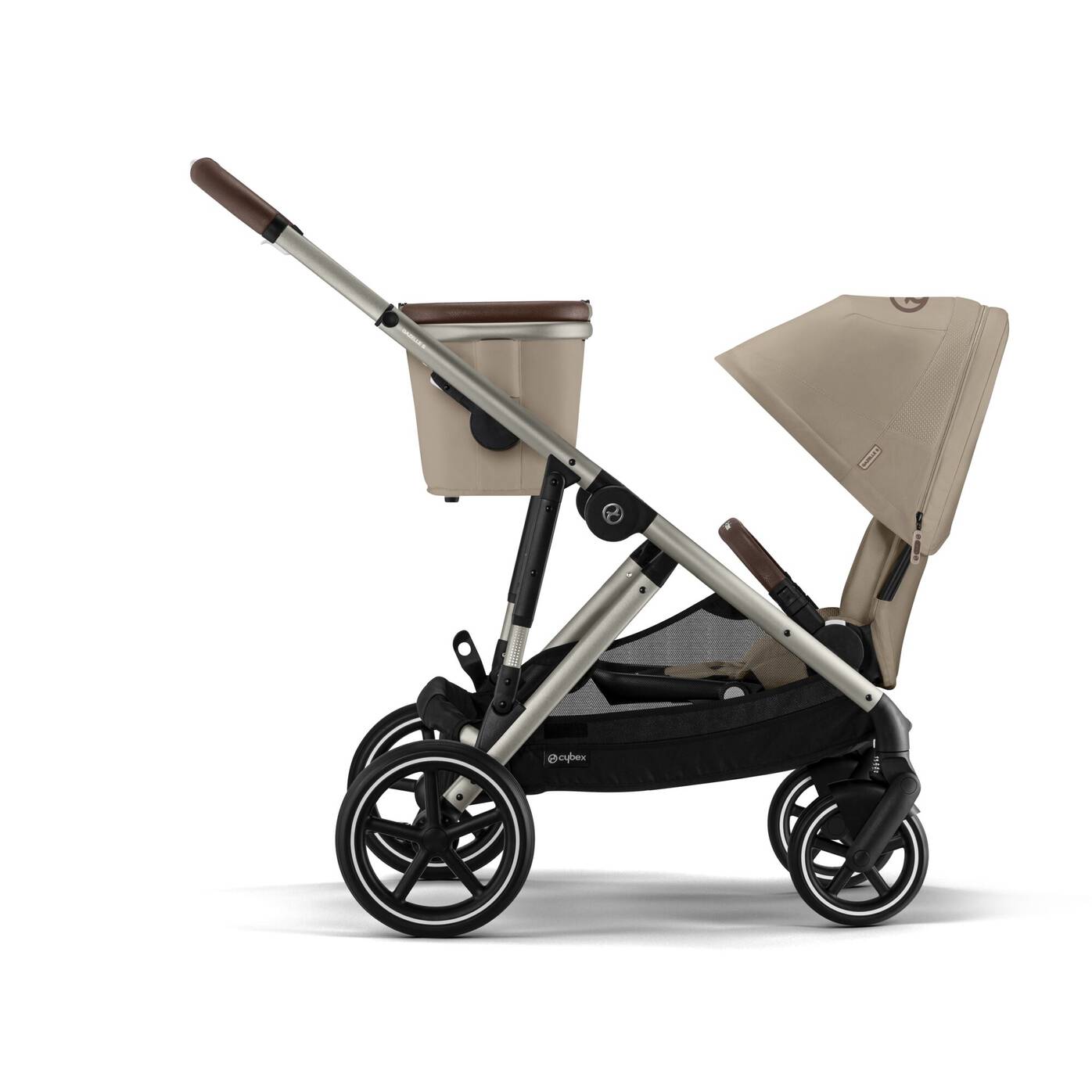 kinderwagen Gazelle S, almond beige (taupe frame) - CYBEX