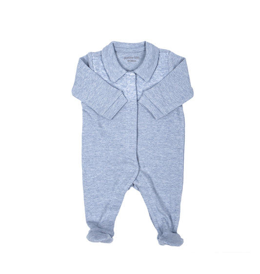 babypak, chevron denim blue, boy - POETREE KIDS