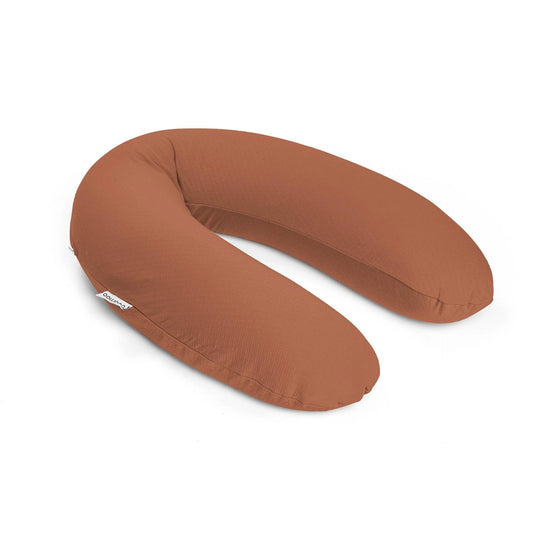 zwangerschapskussen buddy, tetra jersey terracotta - DOOMOO