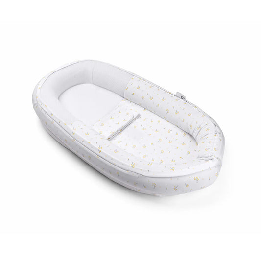 babynest cocoon, flower yellow - DOOMOO