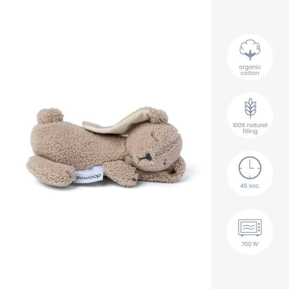 warmtekussen snoogy bunny, biscuit - DOOMOO