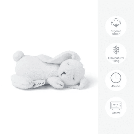 warmtekussen snoogy bunny, milky - DOOMOO