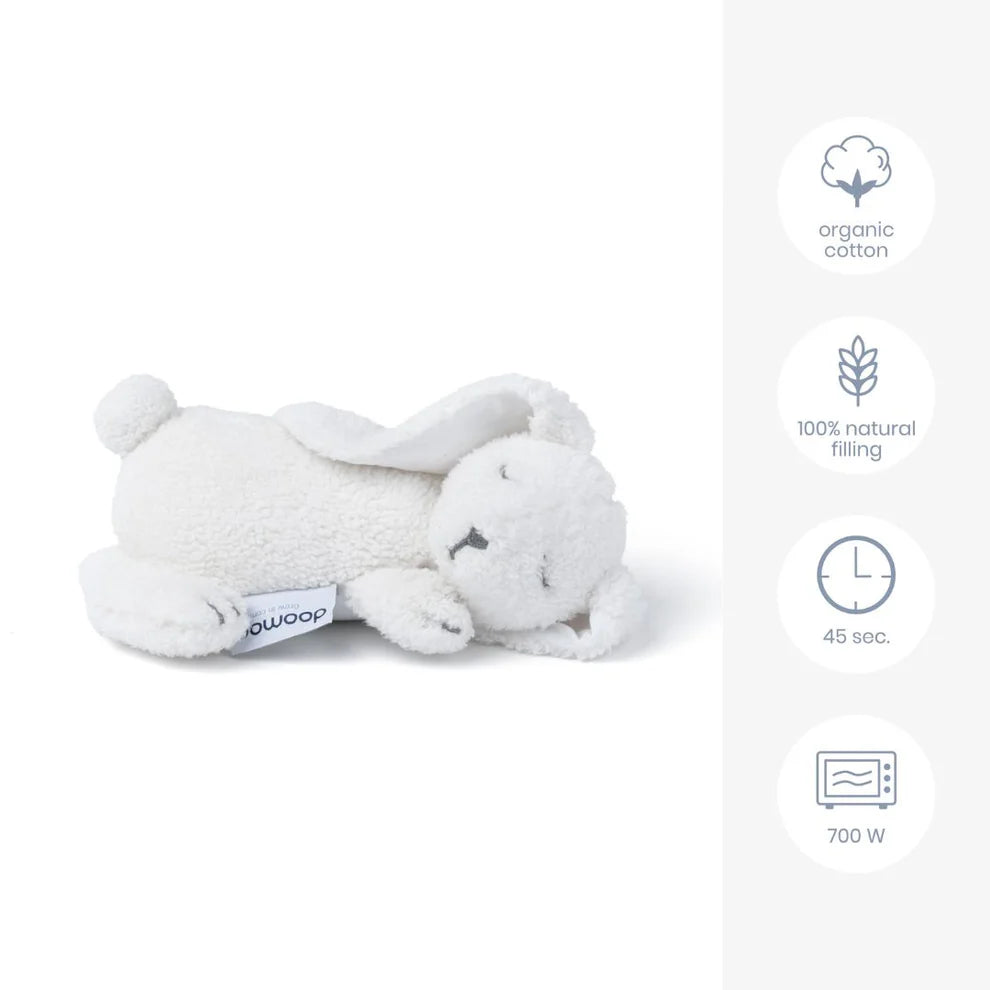 warmtekussen snoogy bunny, milky - DOOMOO