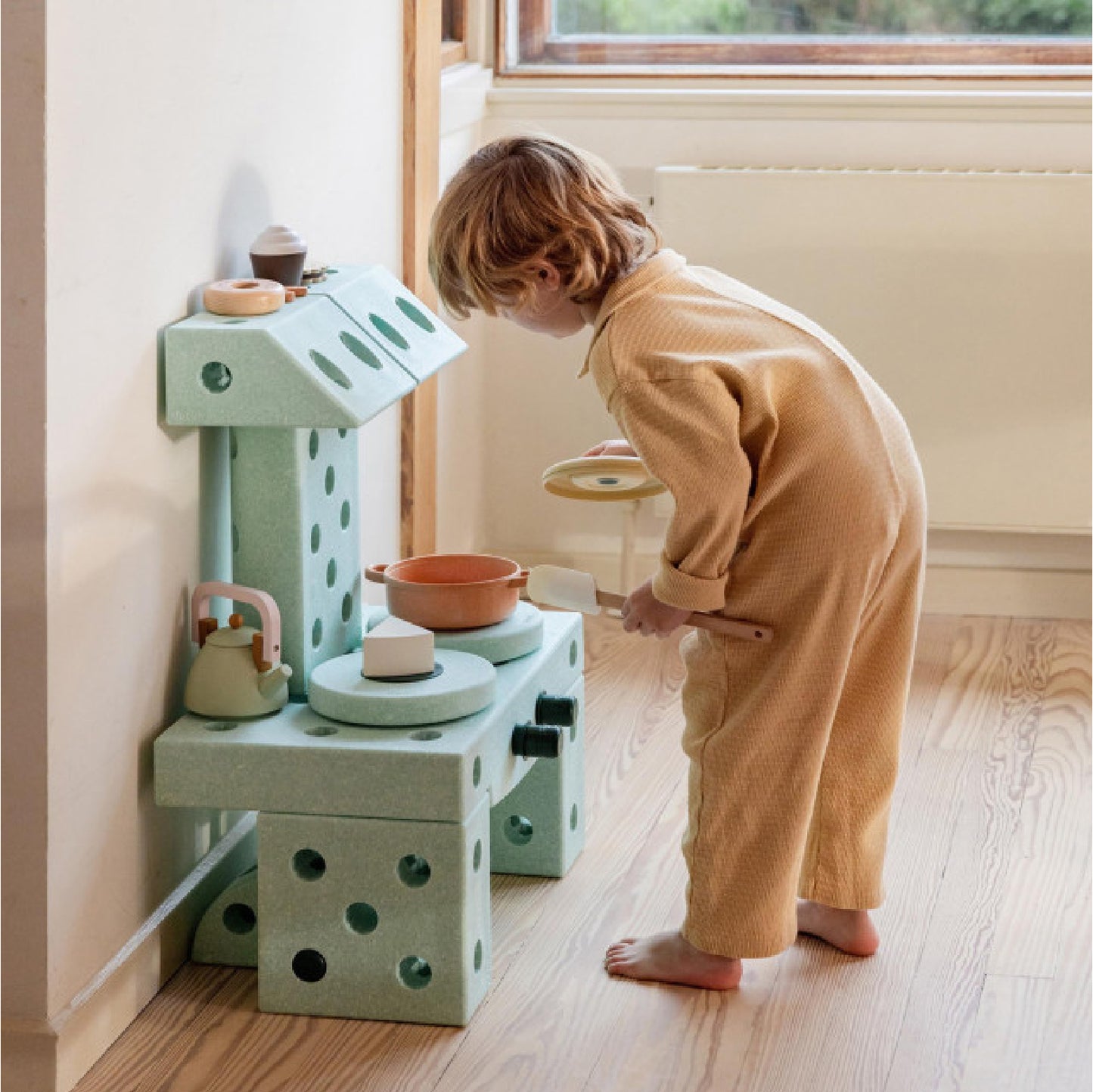 dreamer set, ocean mint/forest green - MODU