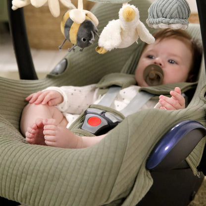 hoes autostoel groep 0 pure, olive - TRIXIE