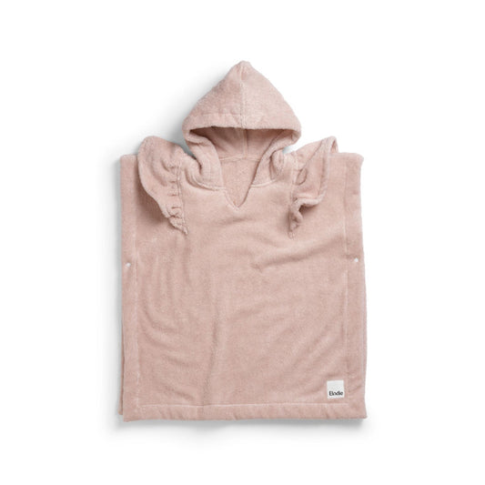 poncho shell, powder pink - ELODIE