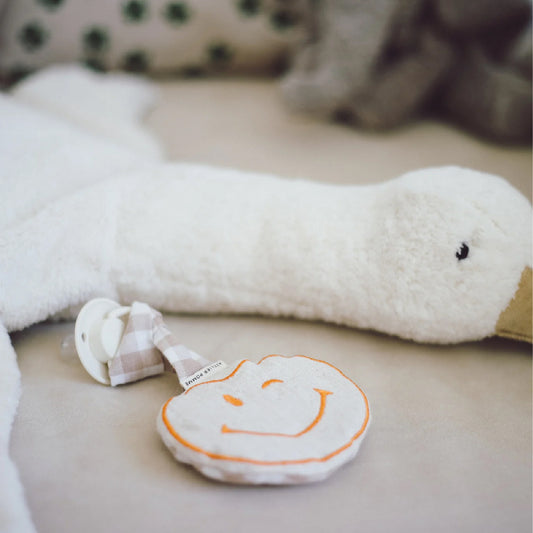 speendoekje pomme, lovely linnen/amour - ATELIER POMME