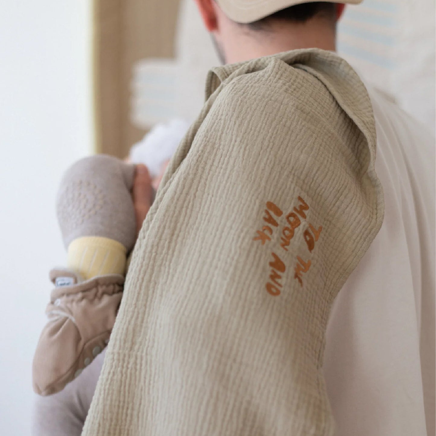 hydrofiele doek, morning moss/moonlight - ATELIER POMME