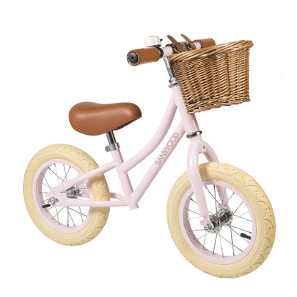 loopfiets go first 12", roze - BANWOOD