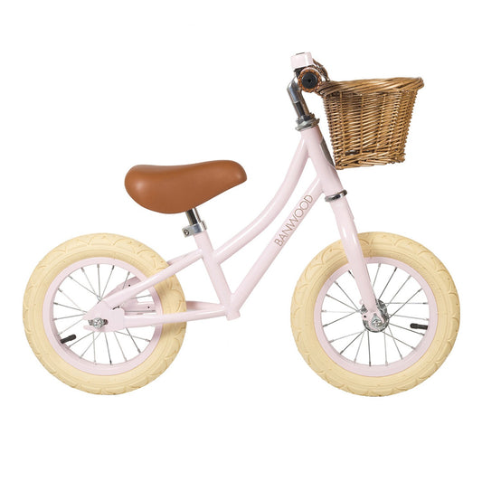 loopfiets go first 12", roze - BANWOOD