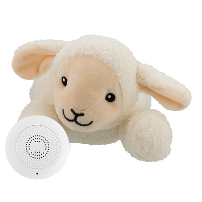 knuffel + geluid, rosie sheep beige - FLOW AMSTERDAM