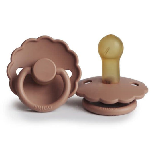 fopspeen daisy latex, rose gold, 6-36 mnd. FRIGG