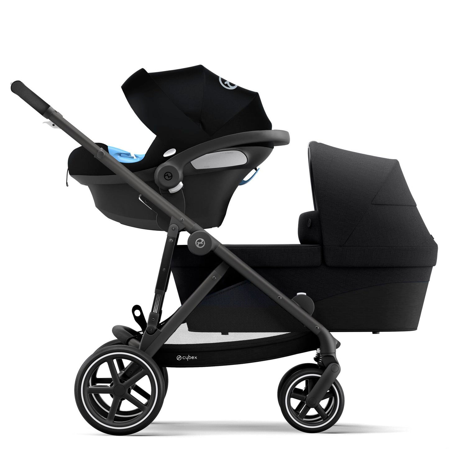 kinderwagen Gazelle S, moon black (black frame) - CYBEX
