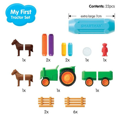 magnetisch speelgoed 'my first', tractor set - SMARTMAX