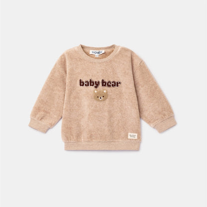 pyjama velours baby bear, beige - WOODY
