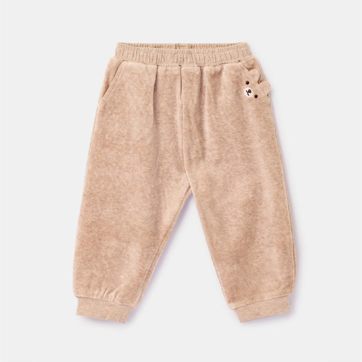 pyjama velours baby bear, beige - WOODY