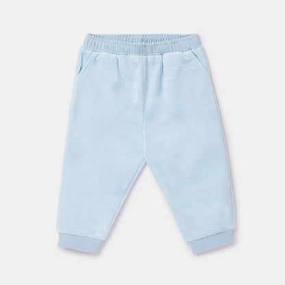 pyjama velours dream team, blauw - WOODY
