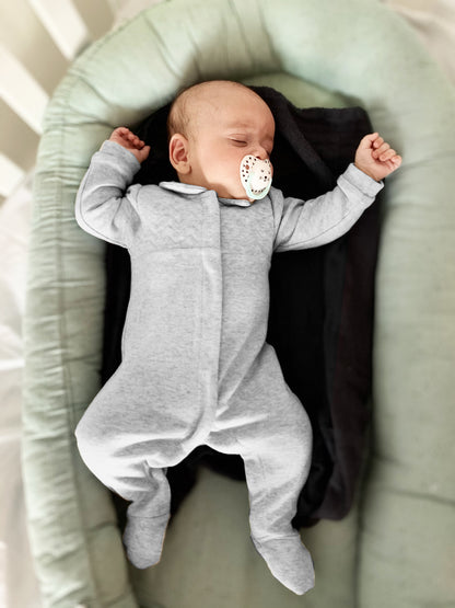 babypak, chevron light grey, boy - POETREE KIDS