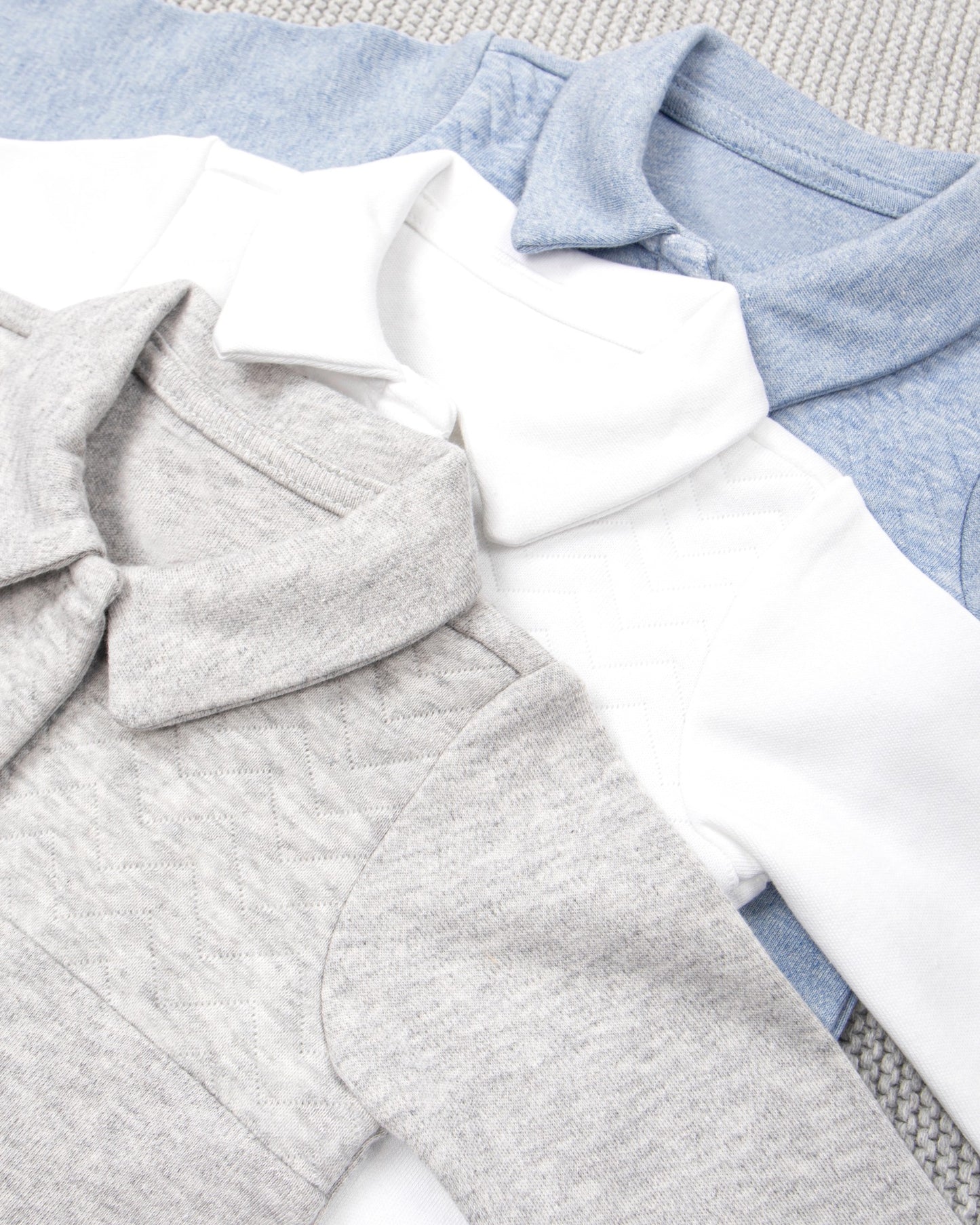 babypak, chevron light grey, boy - POETREE KIDS