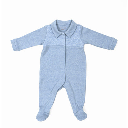 babypak, chevron denim blue, boy - POETREE KIDS