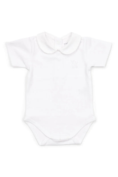 body korte mouw/rond kraagje noa, wit - POETREE KIDS