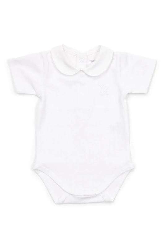 body korte mouw/rond kraagje noa, wit - POETREE KIDS