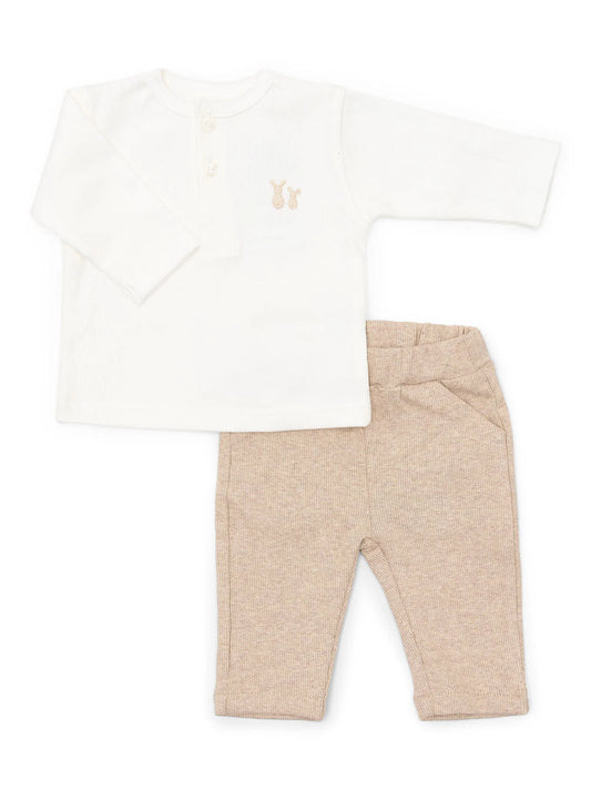 babyset luc rib, camel - POETREE KIDS