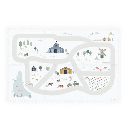 puzzelmat eevaa, farm - PLAY & GO
