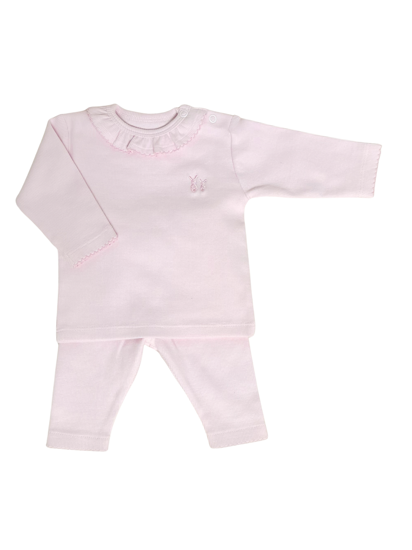 babyset lilly rib, soft pink - POETREE KIDS