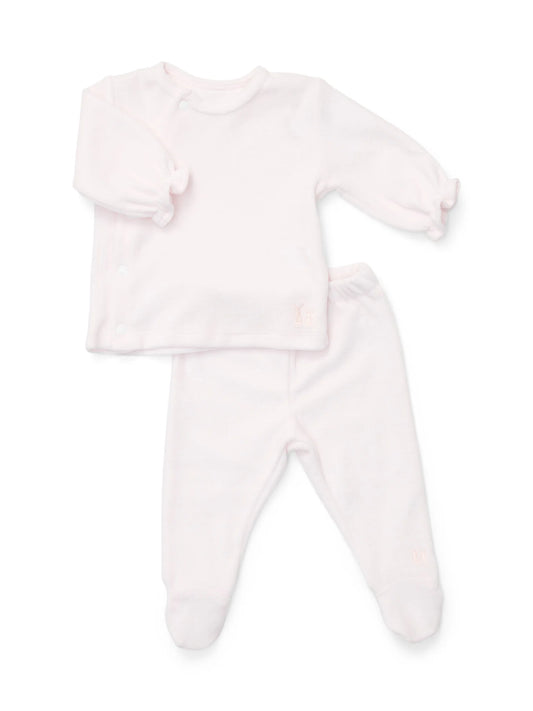 babyset comfy velours, soft pink - POETREE KIDS