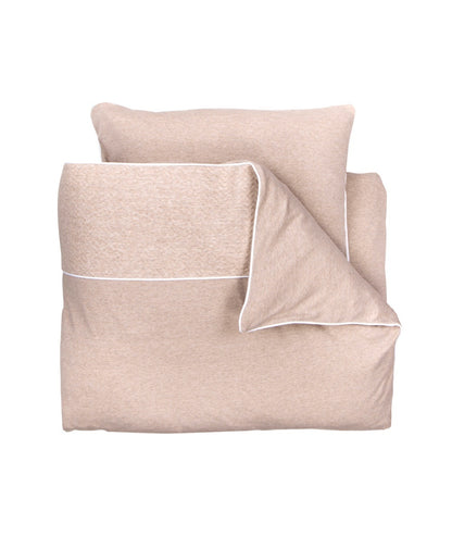 dekbedovertrek 140 x 200, chevron light camel - POETREE KIDS