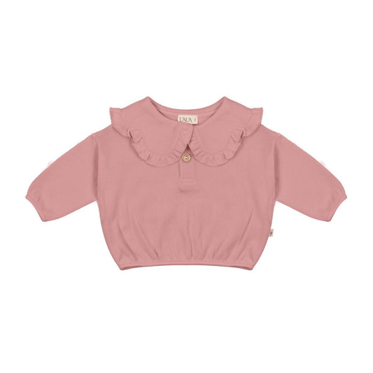 sweater bib, rosas - UAUA