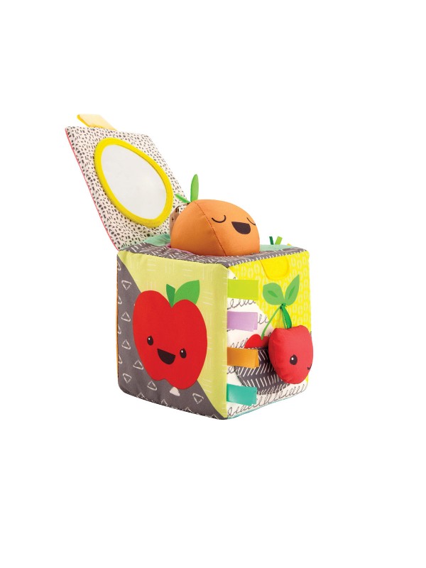 activiteitenkubus fruit, peek & seek – INFANTINO