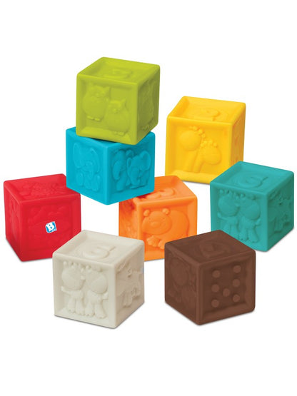 activiteitenspeelgoed, ball block buddies – INFANTINO