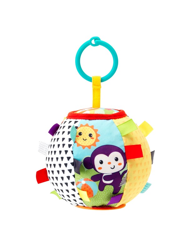 activiteitenbal, sensory ribbon & chime – INFANTINO