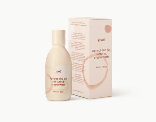 wascrème baby, apricot/oat - KENKO