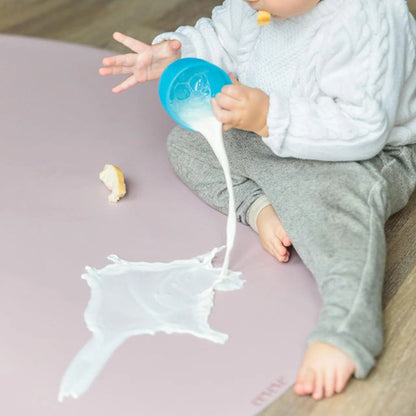 knoeimat rond anti-slip, oudroze - EEVEVE