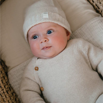 kledingset beja premium wool, warm white - KOEKA