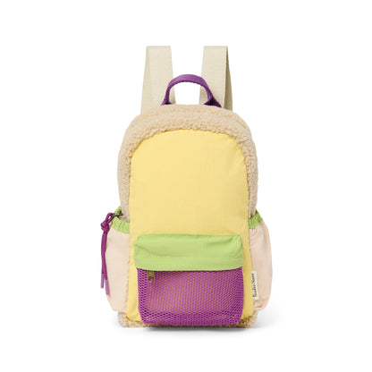 rugzak mini patchwork, butter yellow - STUDIO NOOS