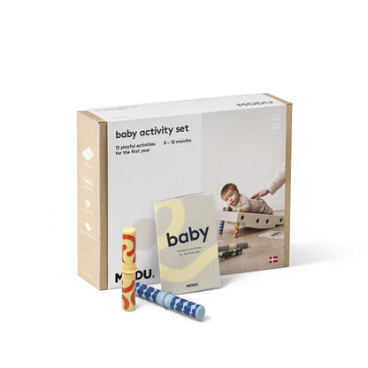 baby activity set, sand grey/honey yellow - MODU