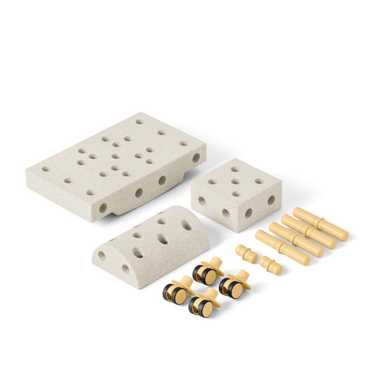 curiosity set, sand grey/honey yellow - MODU